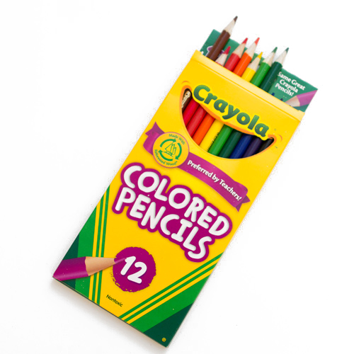 Crayola, Colored Pencil, 12 Color, Set